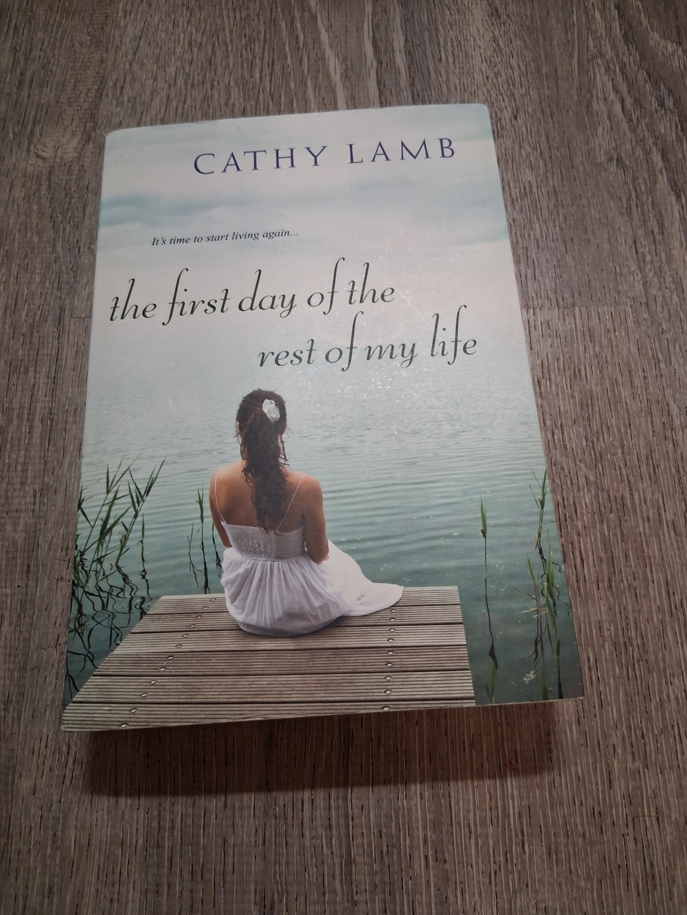 Cathy Lamb — The First Day of the Rest of My Life (White/Seafoam Cover)